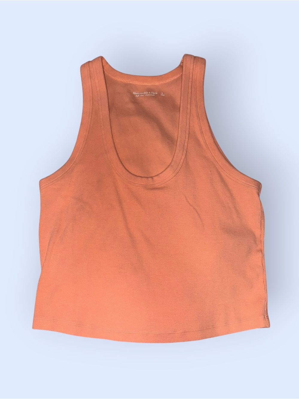 Abercrombie & Fitch Soft A&F Essentials Ribbed Scoop Neck Tank Top